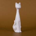 figurka gliniana rzeźba ceramiczna kot ceramiczny od producenta